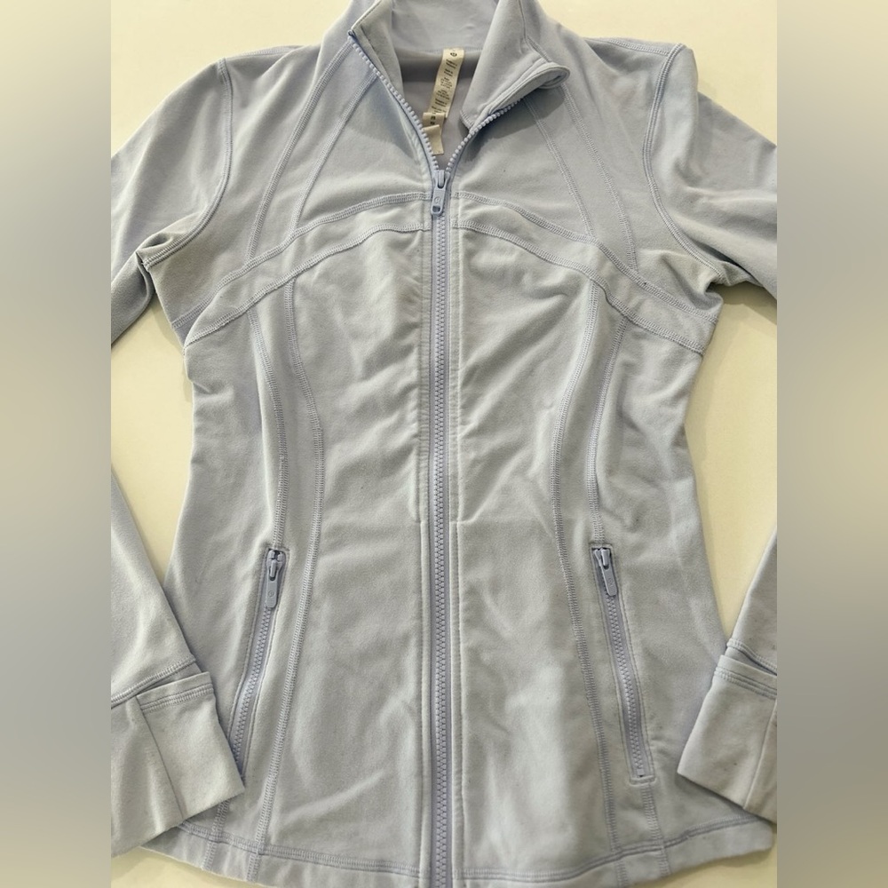 EUC "Pastel Blue" Lululemon Define Jacket Size 6